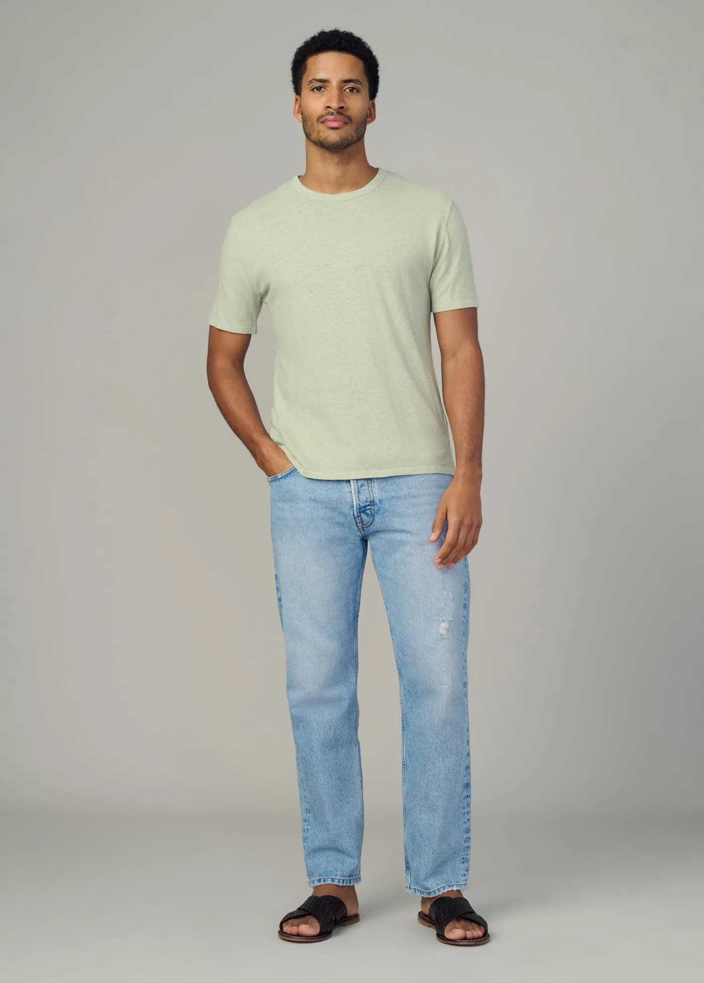 BESPOKE LINEN TEE sold by Joe's Jeans product image thumbnail 2