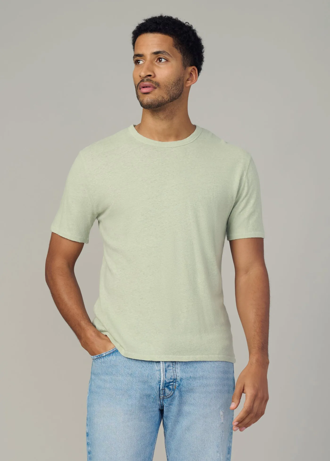 BESPOKE LINEN TEE sold by Joe's Jeans