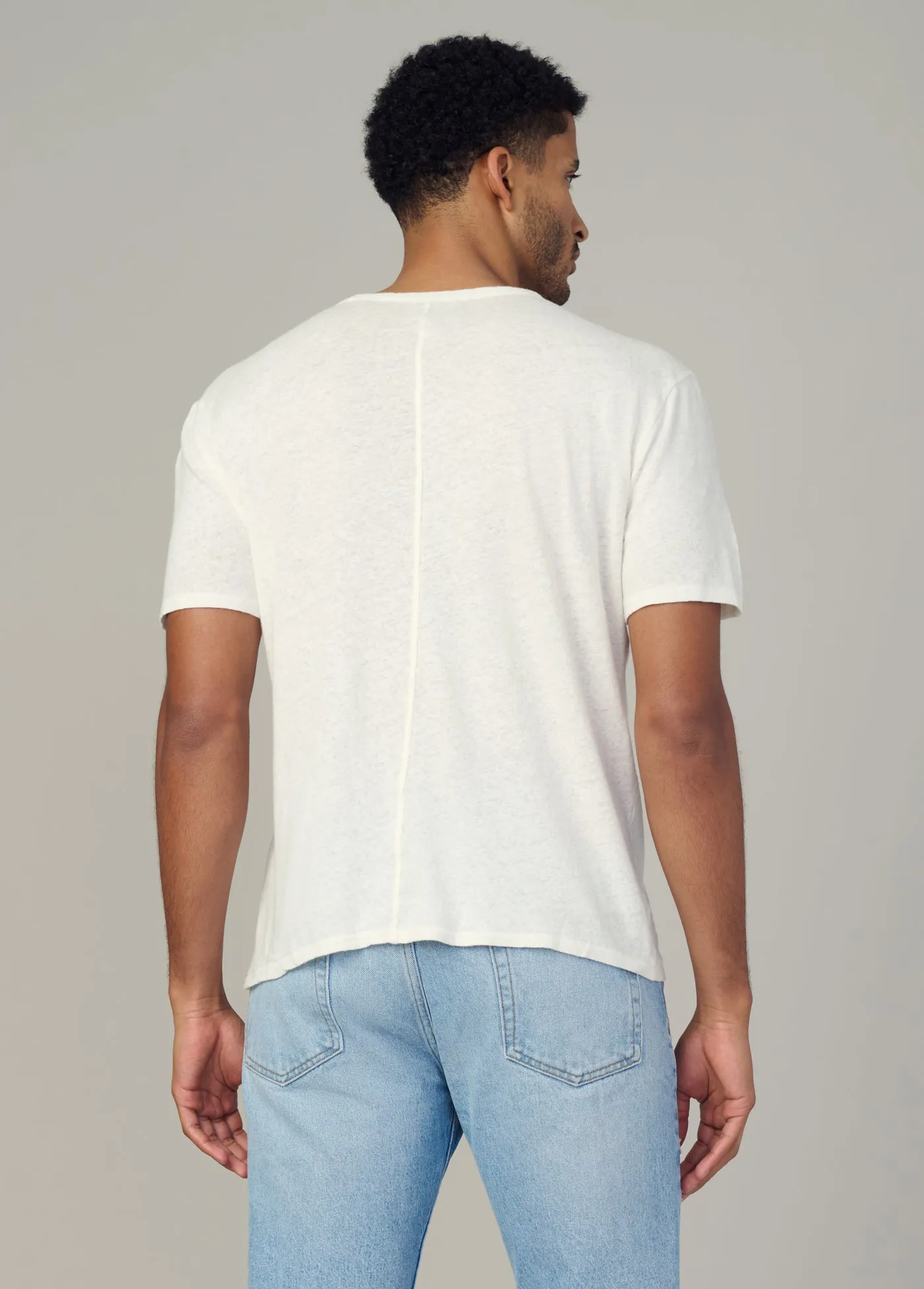 BESPOKE LINEN TEE sold by Joe's Jeans product image thumbnail 4