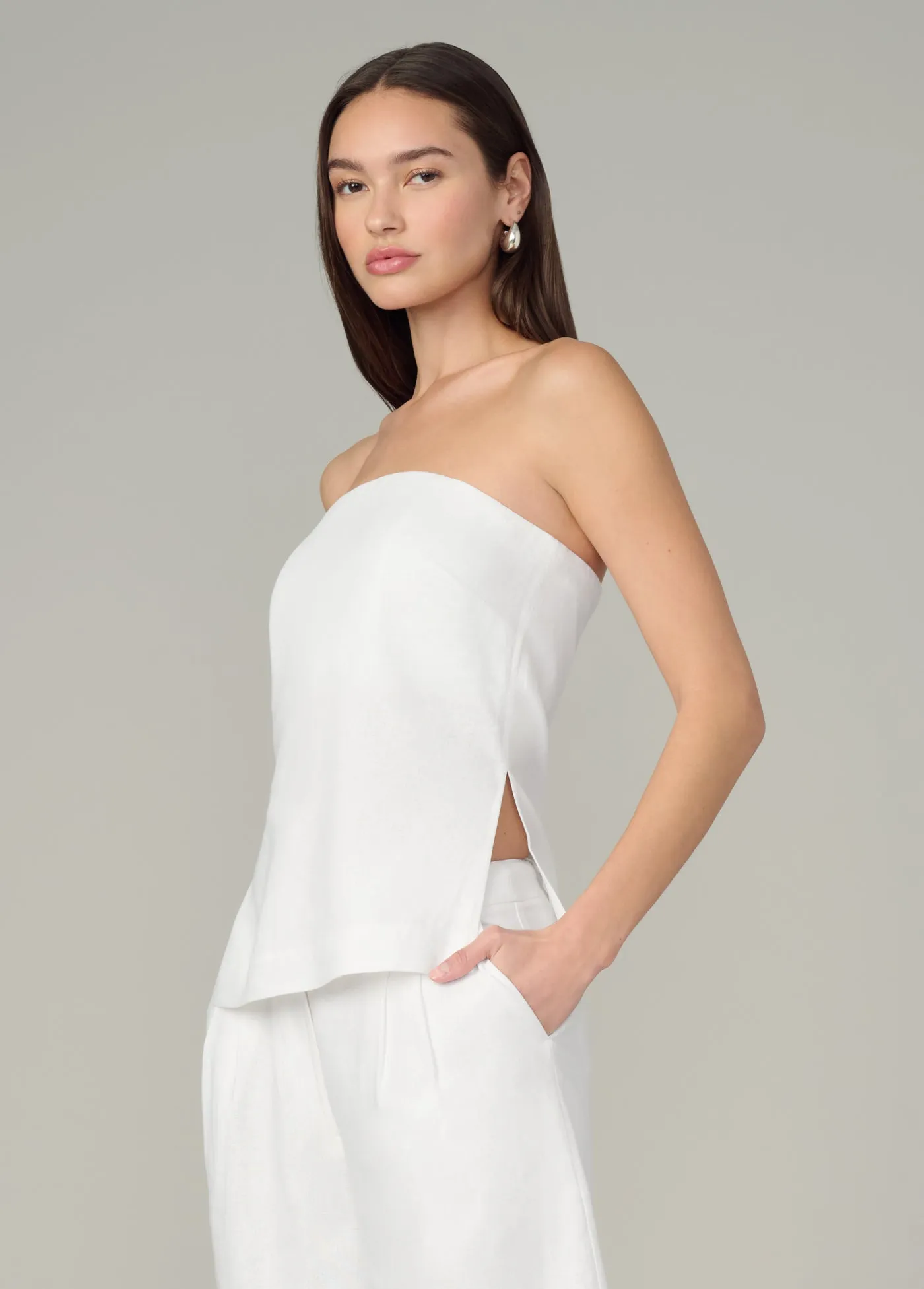 THE MARIEL STRAPLESS TOP sold by Joe's Jeans product image thumbnail 3