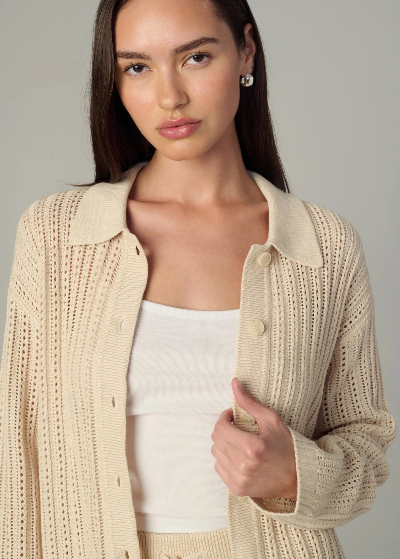 THE ARLO CROCHET CARDIGAN sold by Joe's Jeans product image thumbnail 5