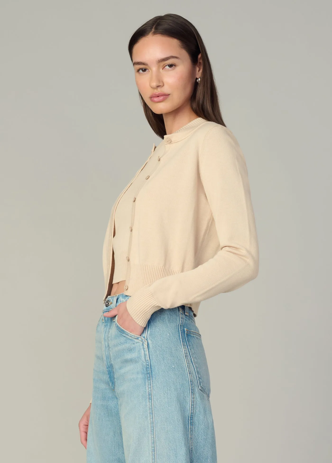 THE DANI COTTON CARDIGAN sold by Joe's Jeans product image thumbnail 4