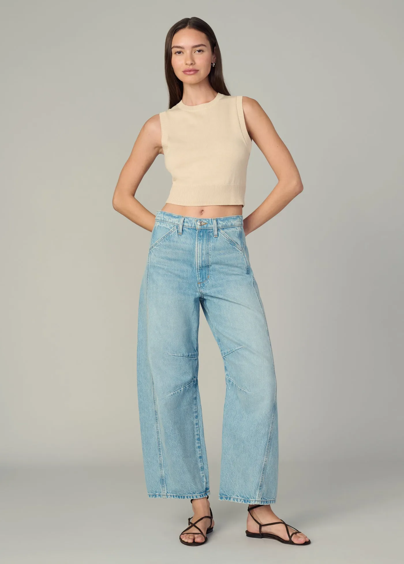 THE LAUREL SHRUNKEN SWEATER VEST sold by Joe's Jeans product image thumbnail 2