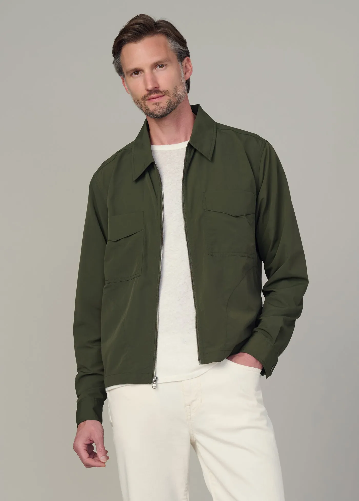 MODERN UTILITARIAN ZIP SHIRT sold by Joe's Jeans