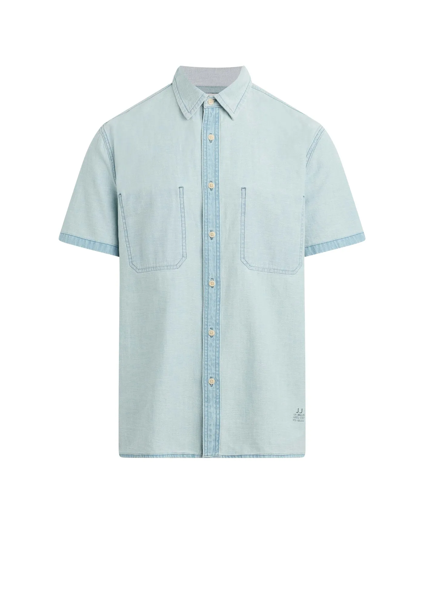 REVERSE CHAMBRAY CAMP SHIRT sold by Joe's Jeans product image thumbnail 5