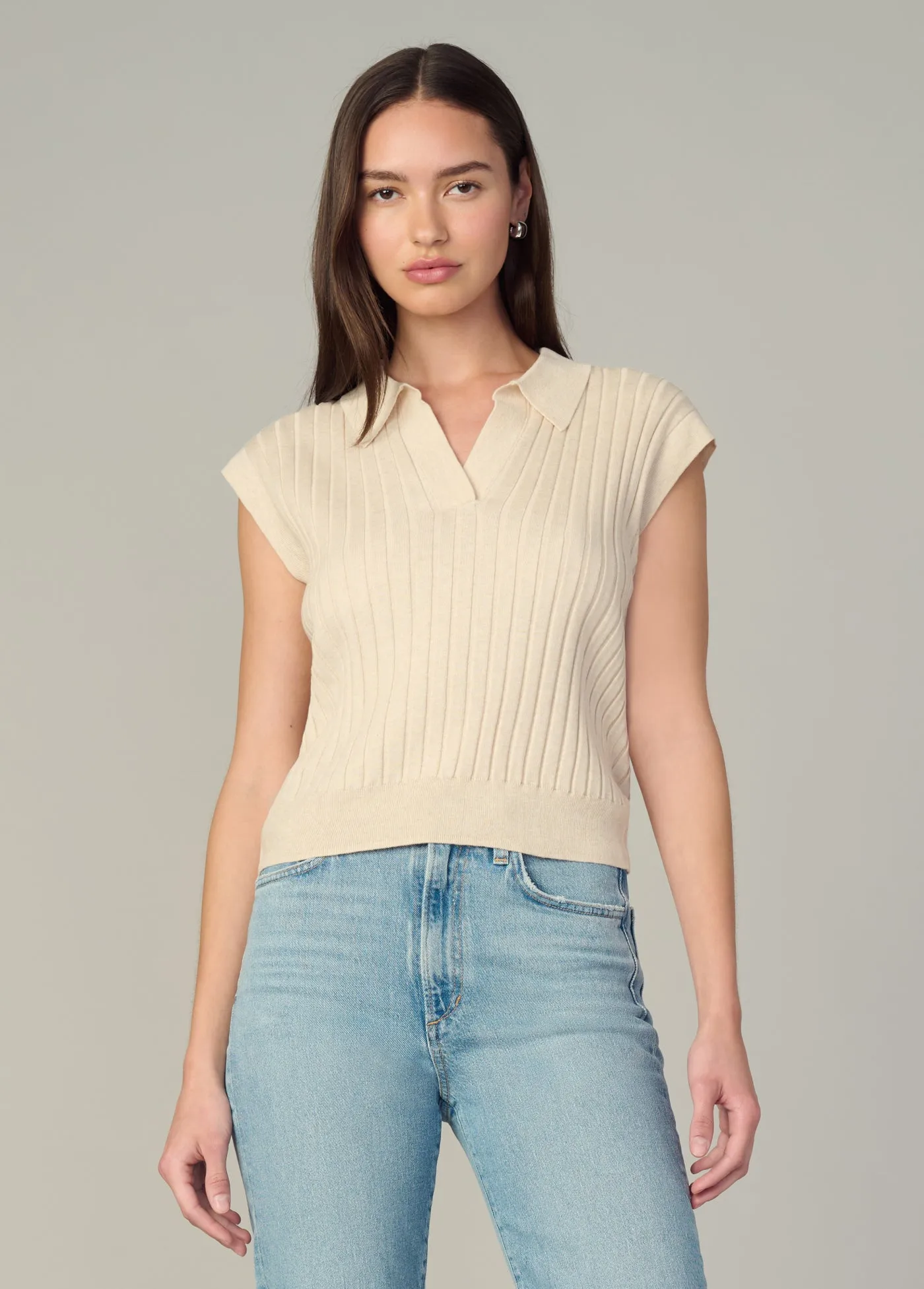 THE MAL POPOVER SWEATER VEST sold by Joe's Jeans