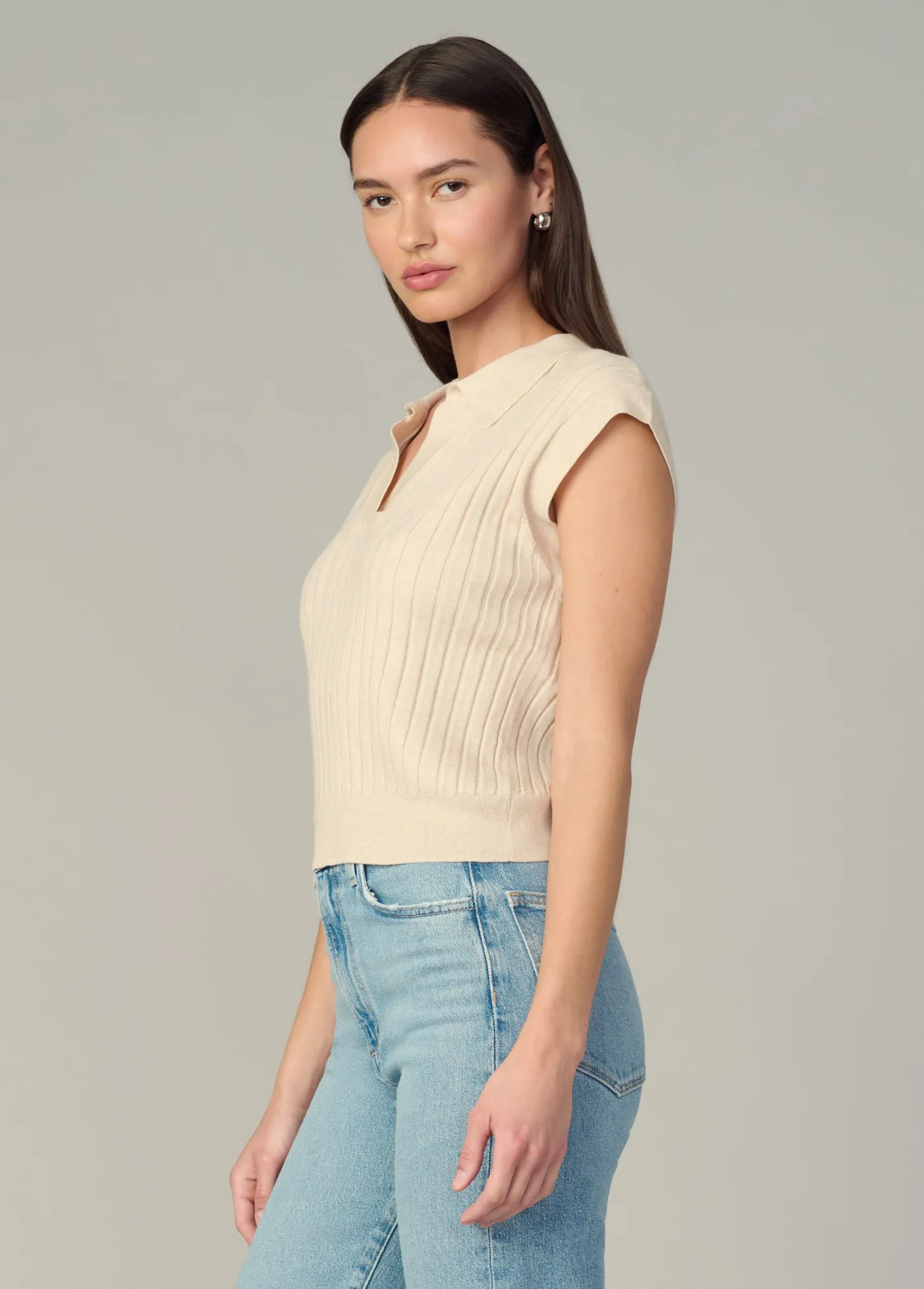 THE MAL POPOVER SWEATER VEST sold by Joe's Jeans product image thumbnail 3