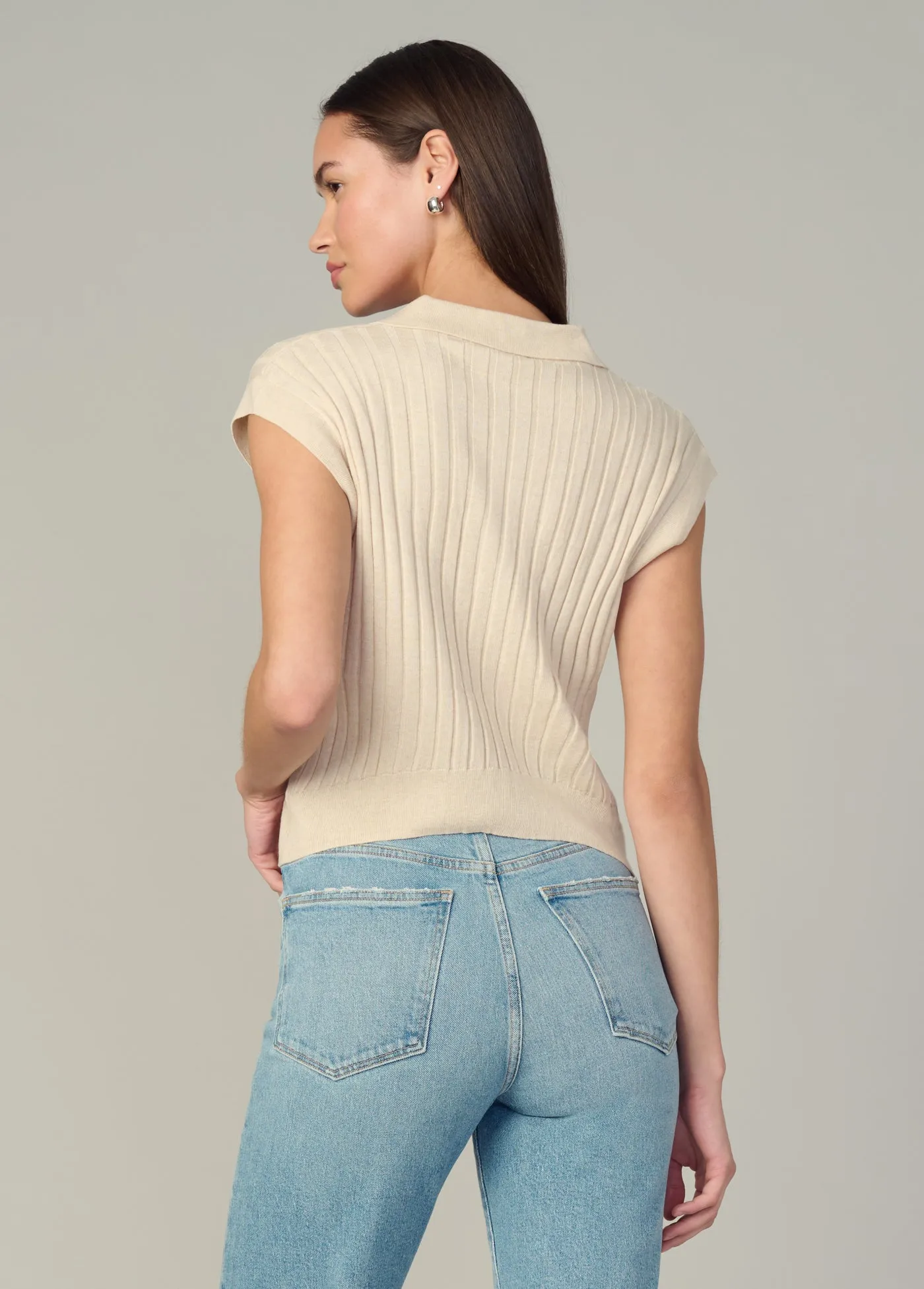 THE MAL POPOVER SWEATER VEST sold by Joe's Jeans product image thumbnail 4