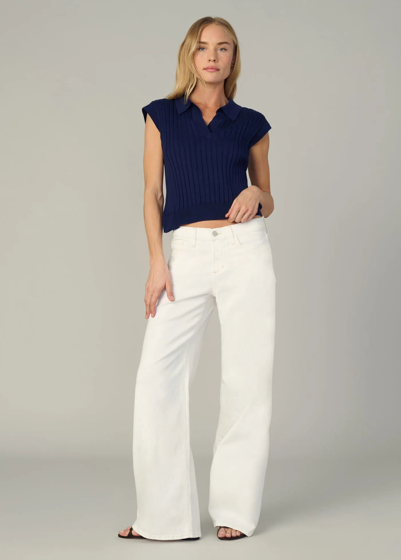 THE MAL POPOVER SWEATER VEST sold by Joe's Jeans product image thumbnail 2