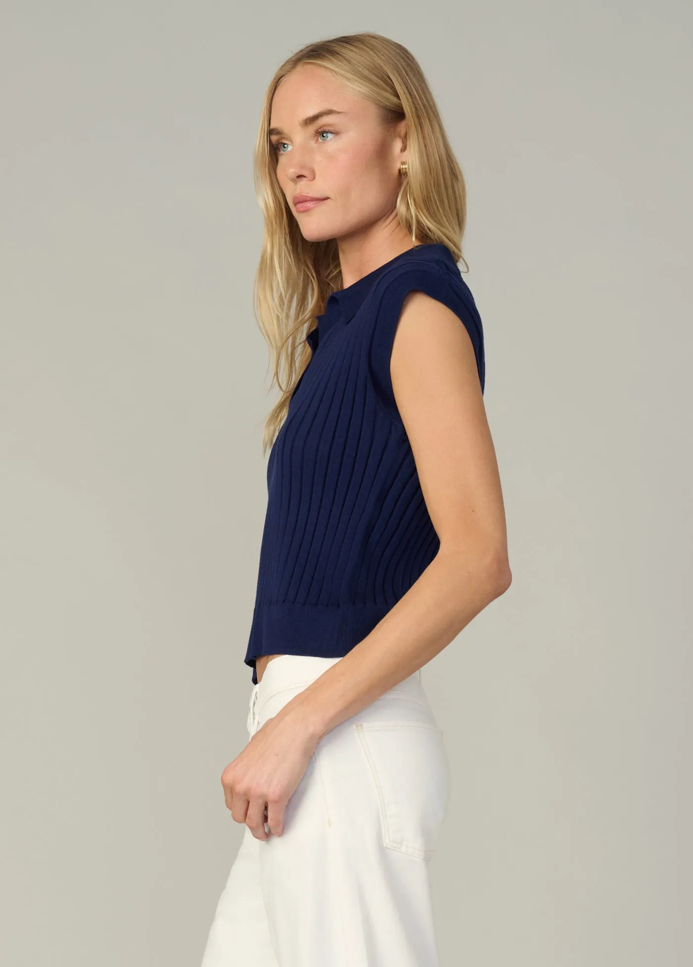 THE MAL POPOVER SWEATER VEST sold by Joe's Jeans product image thumbnail 3