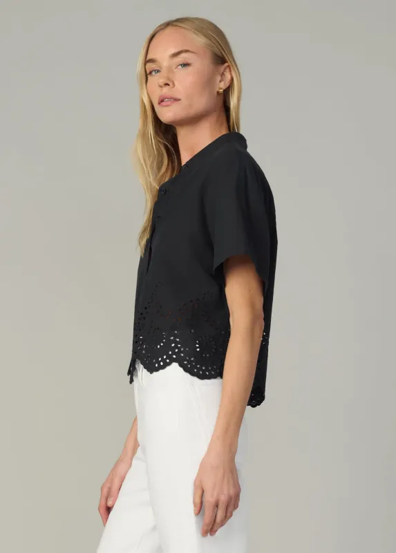 THE EYELET SHORT SLEEVE SHIRT sold by Joe's Jeans