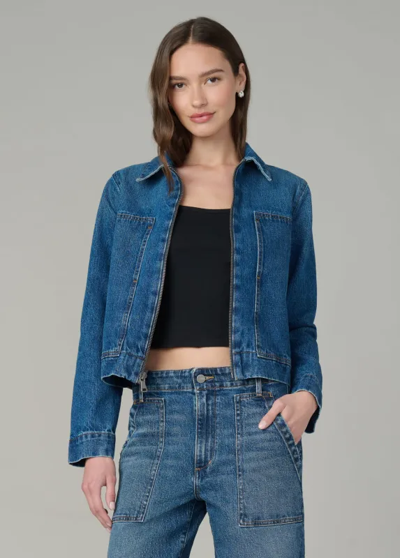 BOXY ZIP JACKET sold by Joe's Jeans