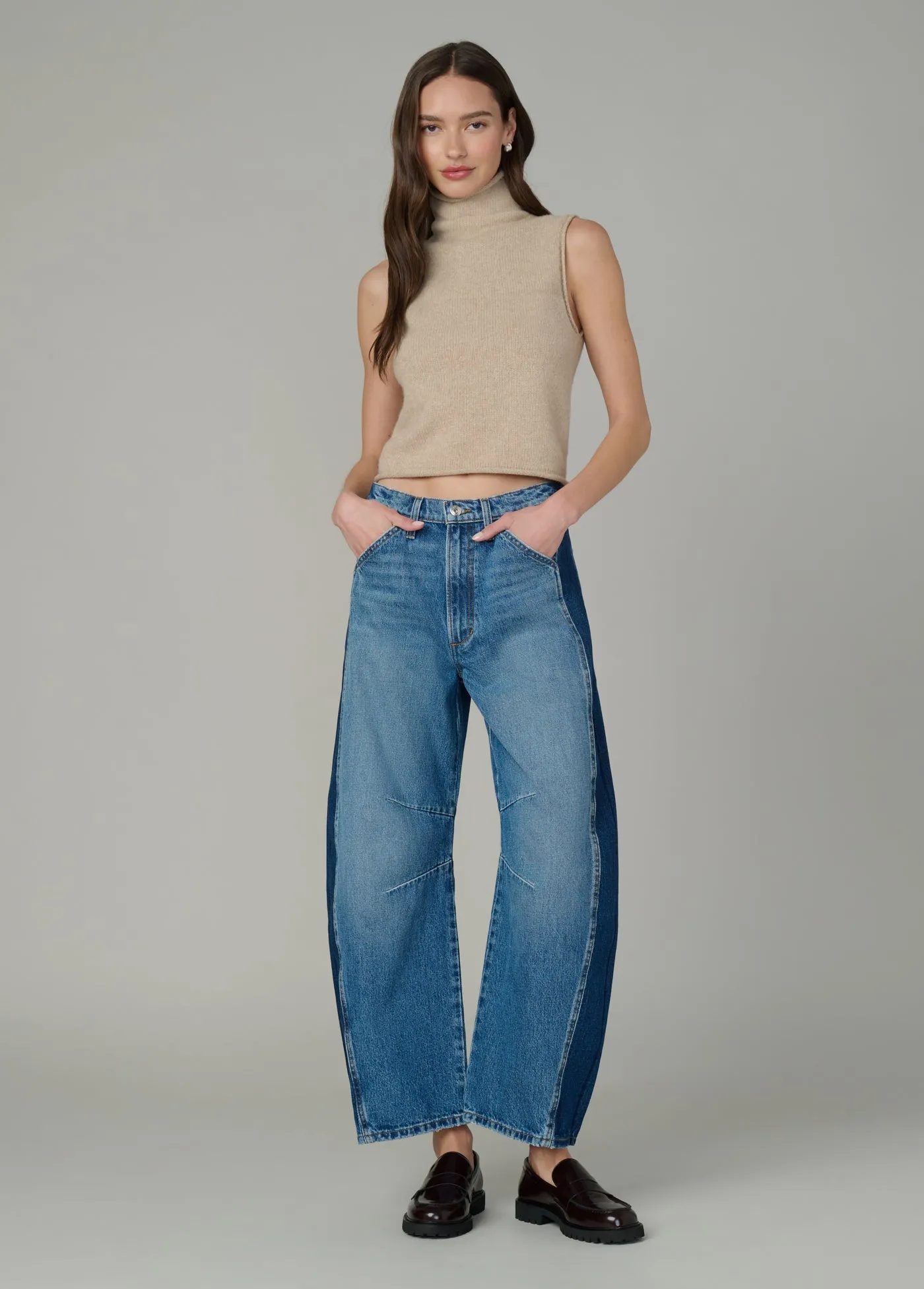 THE STEVIE SLEEVELESS ROLL NECK SWEATER sold by Joe's Jeans product image thumbnail 2