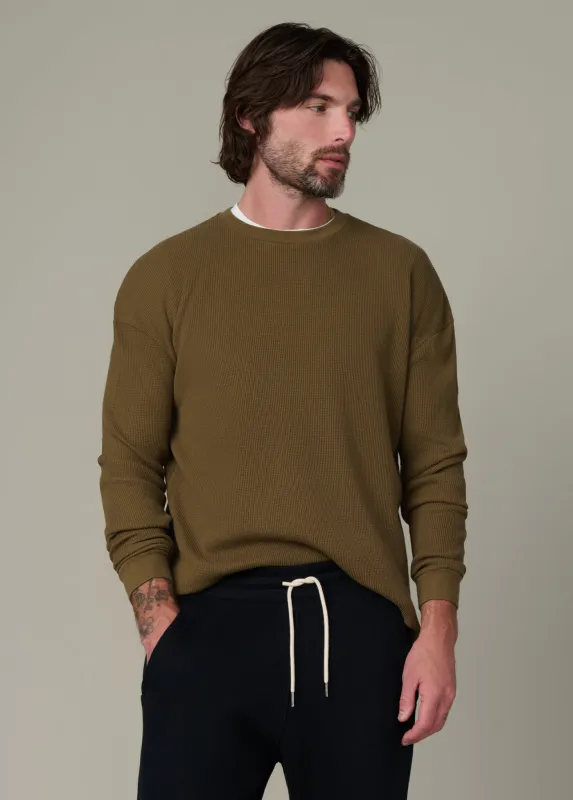 LONG SLEEVE WAFFLE TEE sold by Joe's Jeans