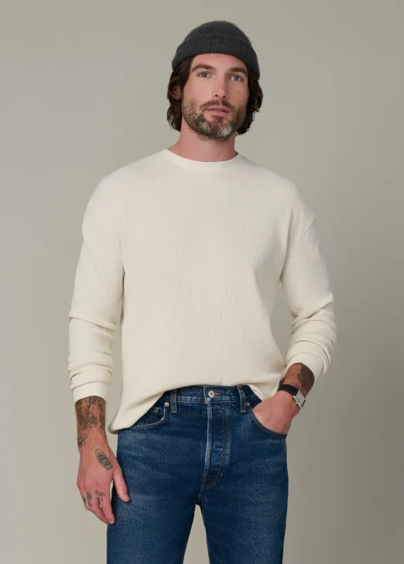 LONG SLEEVE WAFFLE TEE sold by Joe's Jeans