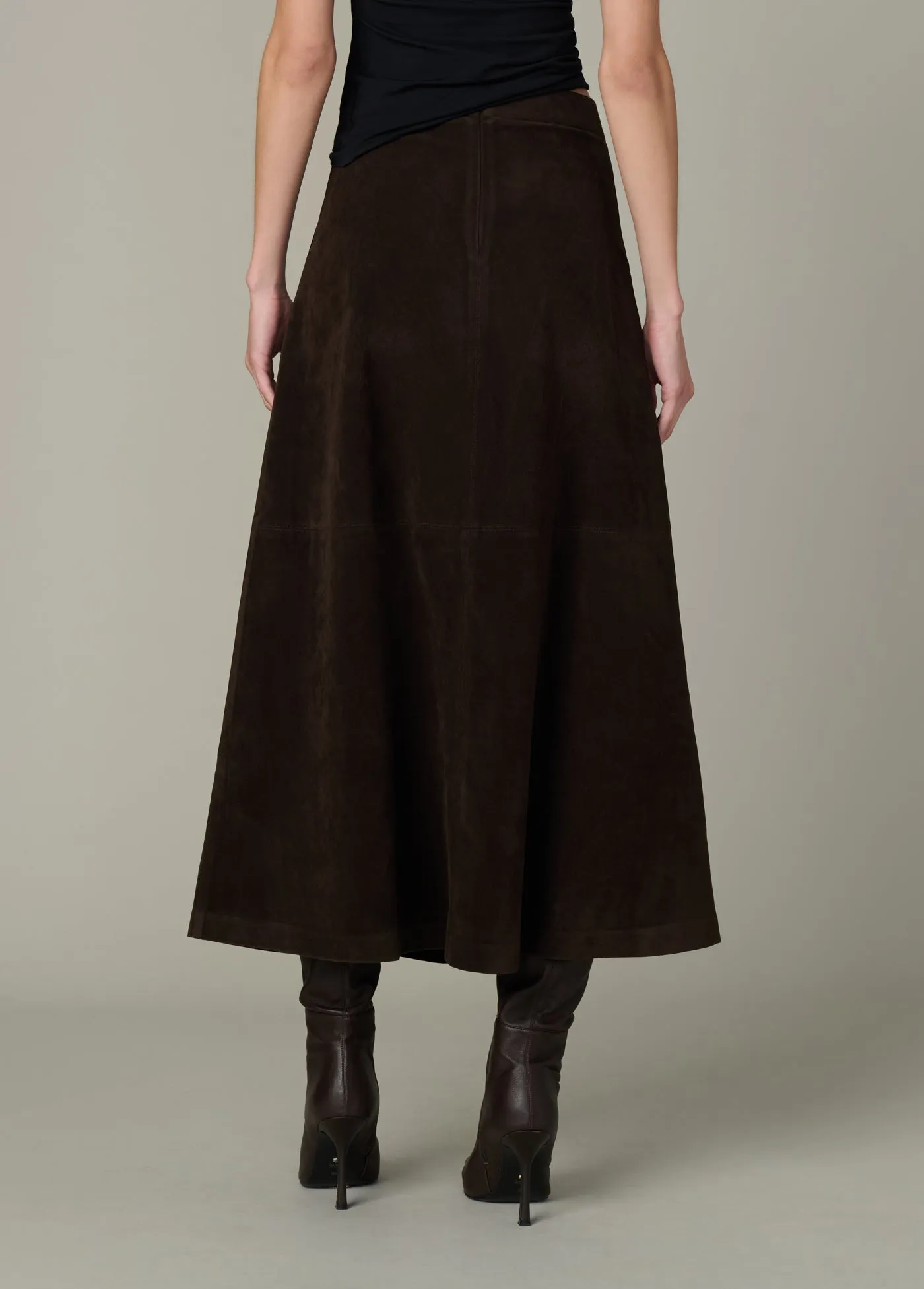 THE TAVI VEGAN SUEDE SKIRT sold by Joe's Jeans product image thumbnail 4