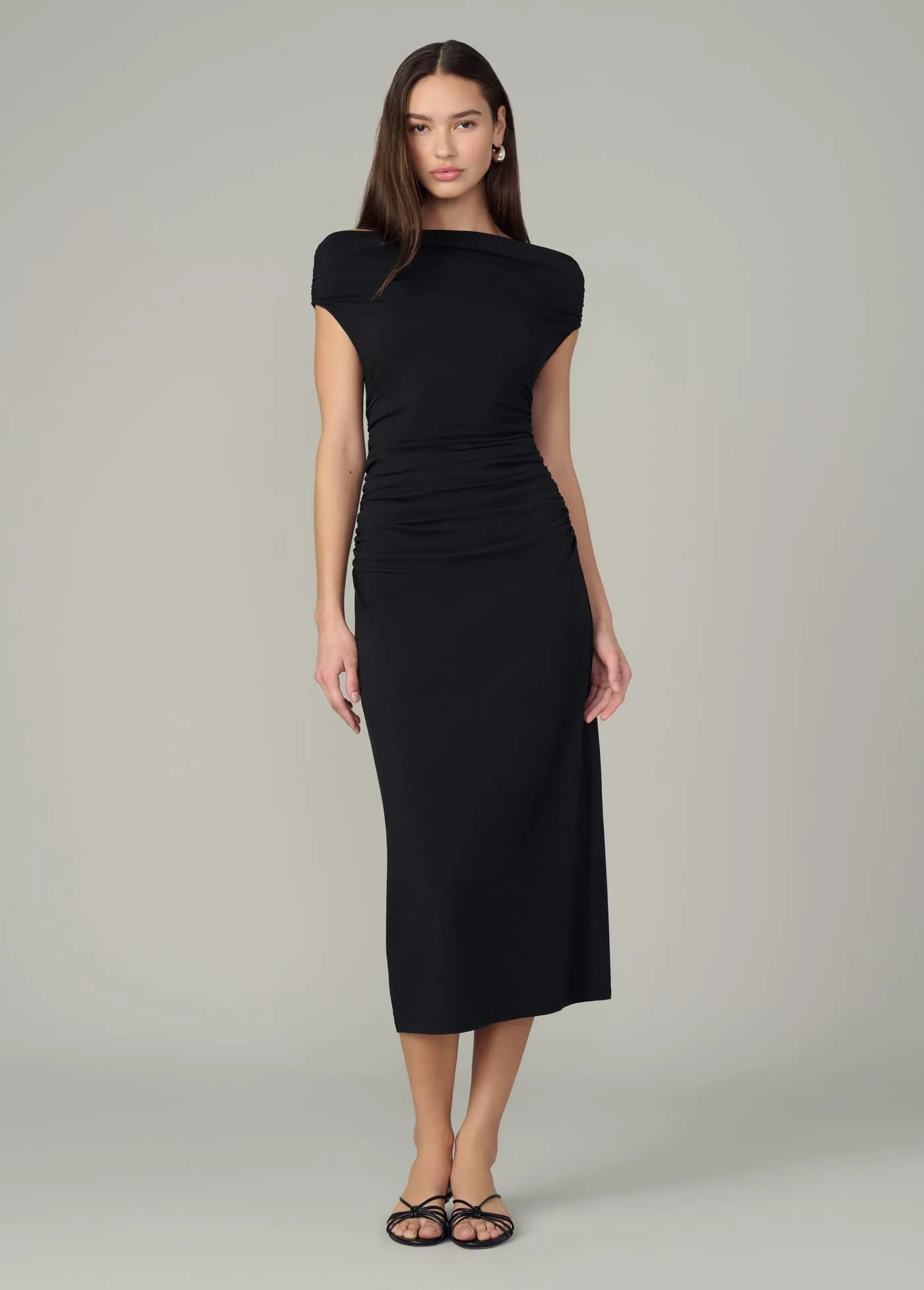 THE MIA DROP WAIST MIDI DRESS sold by Joe's Jeans product image thumbnail 2