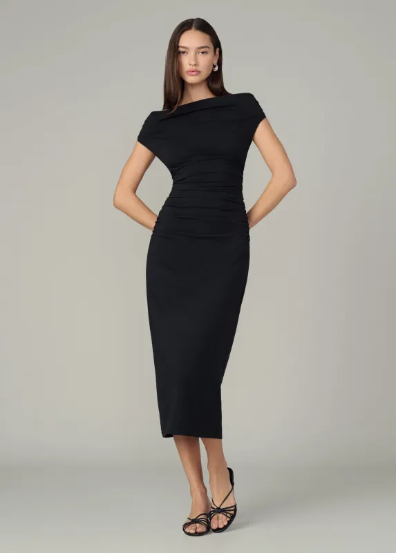 THE MIA DROP WAIST MIDI DRESS sold by Joe's Jeans