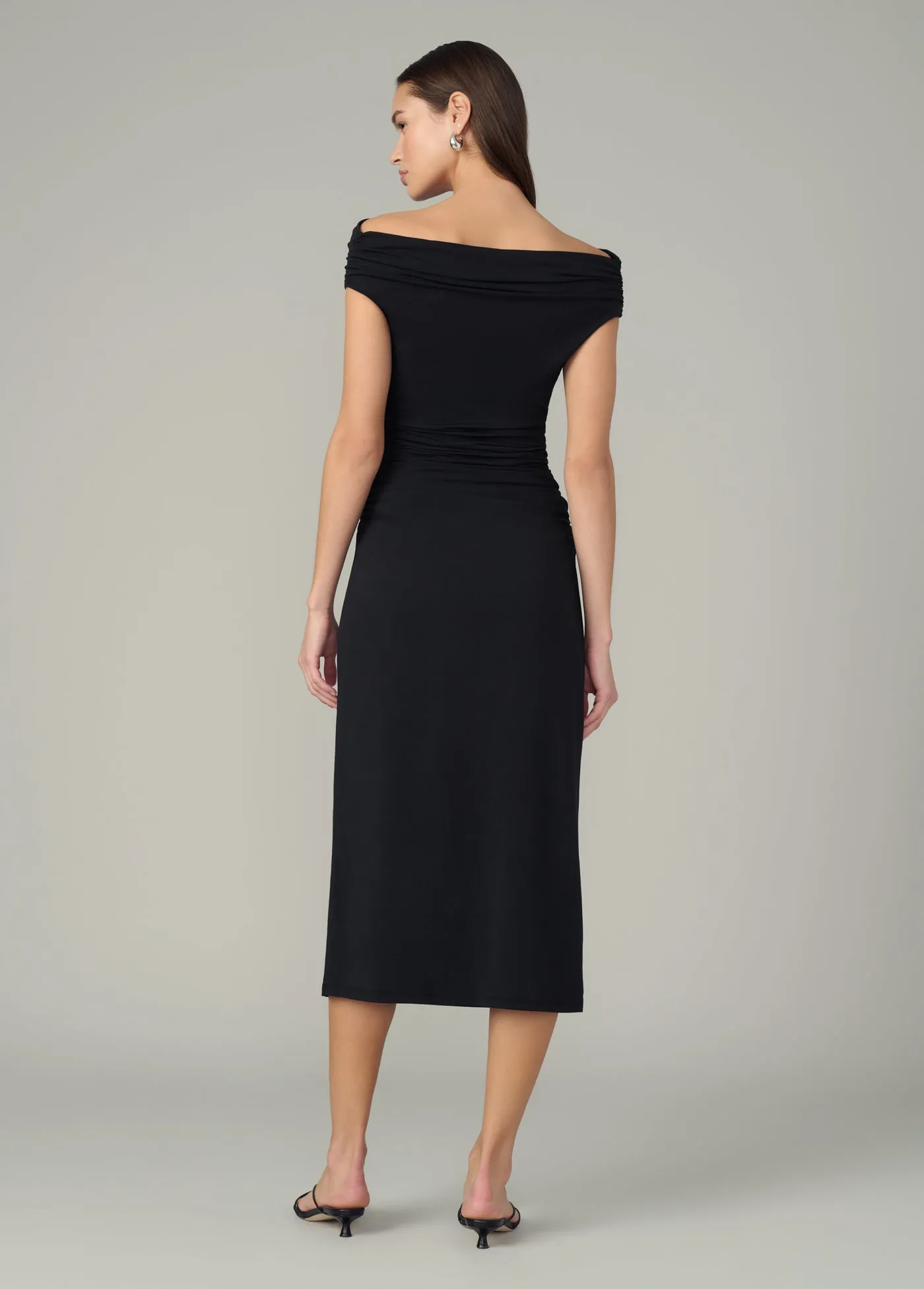 THE MIA DROP WAIST MIDI DRESS sold by Joe's Jeans product image thumbnail 4