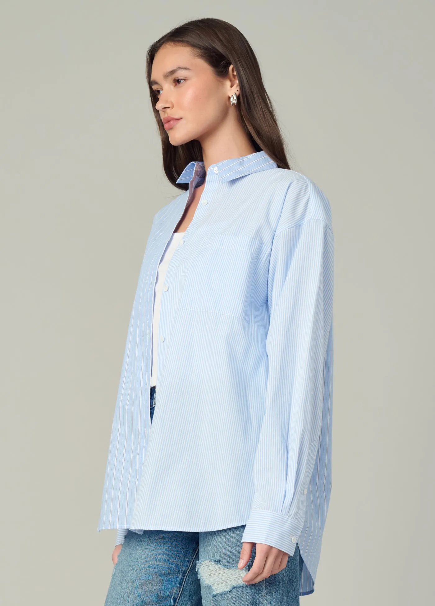 THE BOYFRIEND BUTTON DOWN SHIRT sold by Joe's Jeans product image thumbnail 3