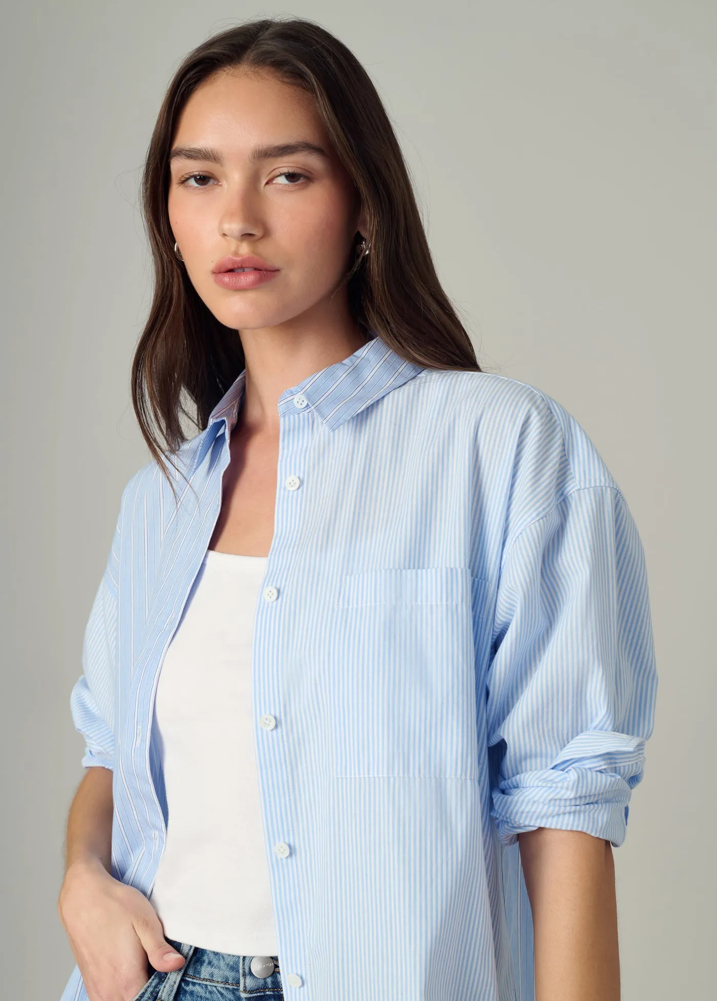 THE BOYFRIEND BUTTON DOWN SHIRT sold by Joe's Jeans product image thumbnail 5