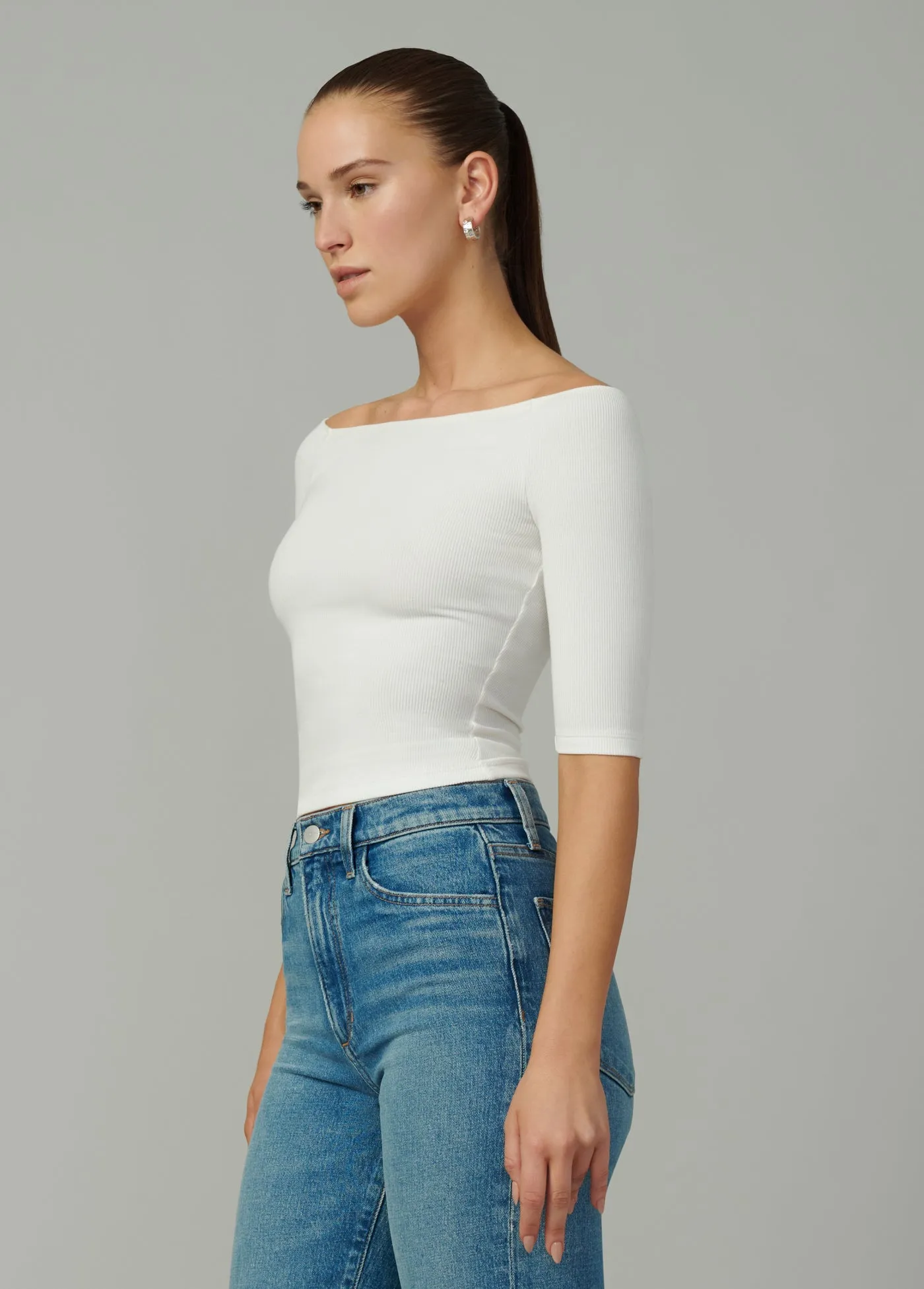 THE LAUR OFF THE SHOULDER TOP sold by Joe's Jeans product image thumbnail 3
