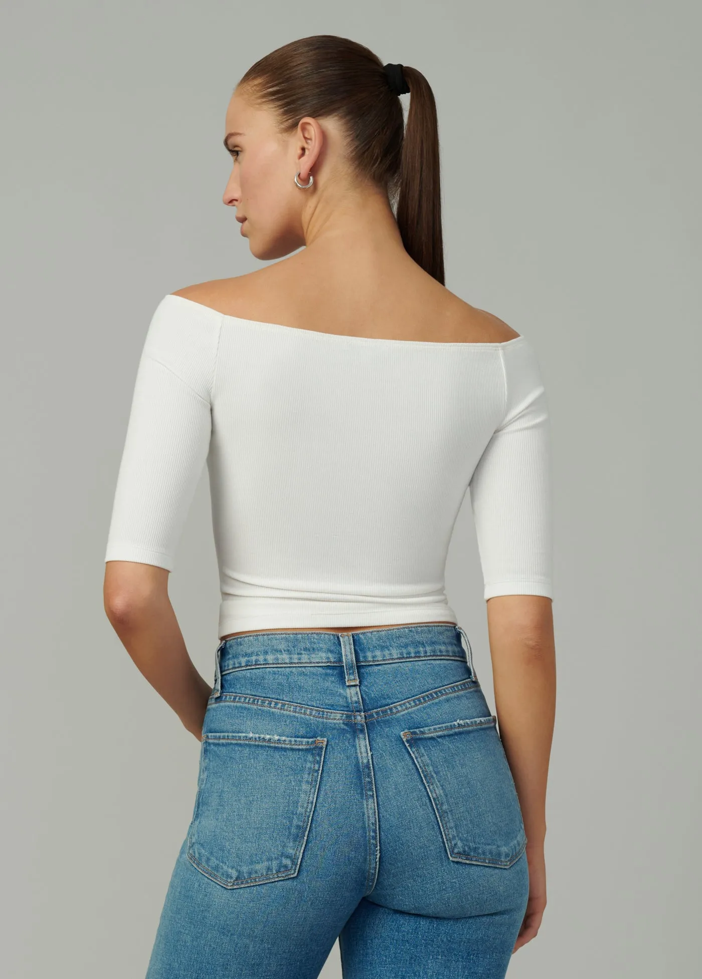 THE LAUR OFF THE SHOULDER TOP sold by Joe's Jeans product image thumbnail 4