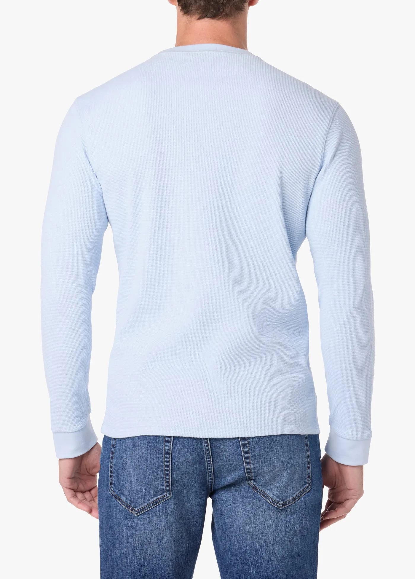 LONG SLEEVE WAFFLE CREWNECK sold by Joe's Jeans product image thumbnail 3