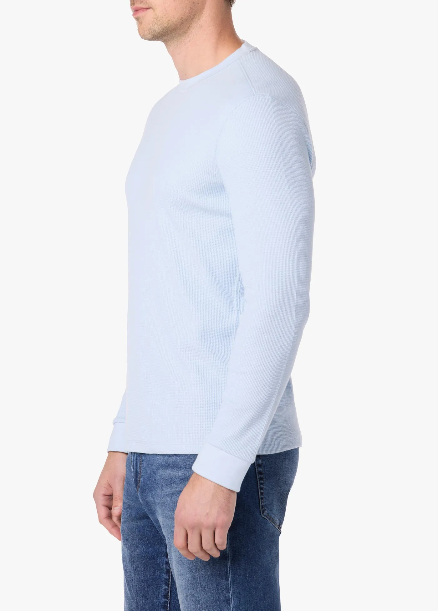 LONG SLEEVE WAFFLE CREWNECK sold by Joe's Jeans product image thumbnail 2