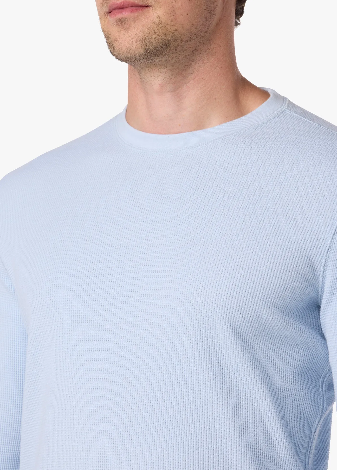 LONG SLEEVE WAFFLE CREWNECK sold by Joe's Jeans product image thumbnail 4