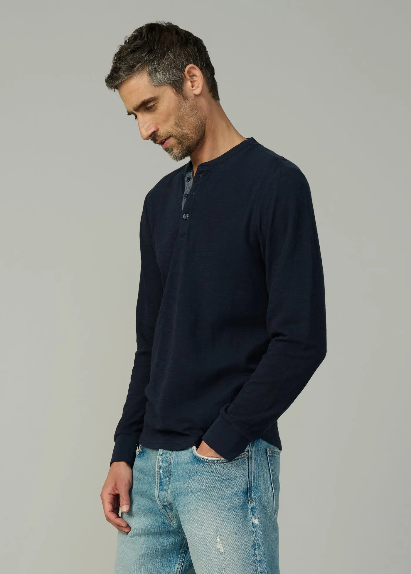 DWIGHT DOUBLE FACE HENLEY sold by Joe's Jeans product image thumbnail 3
