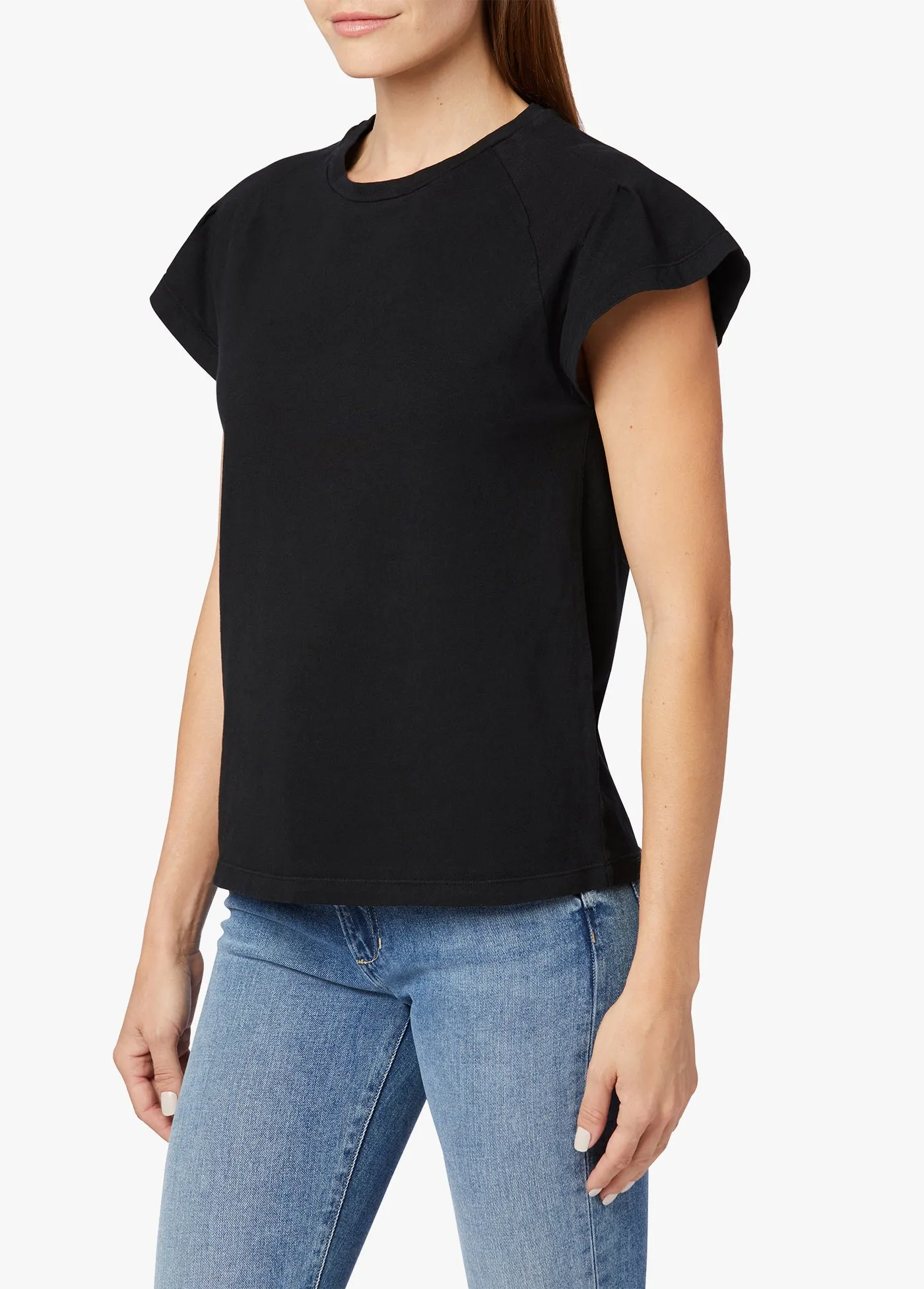 TRUDIE RAGLAN FLUTTER TEE sold by Joe's Jeans product image thumbnail 3