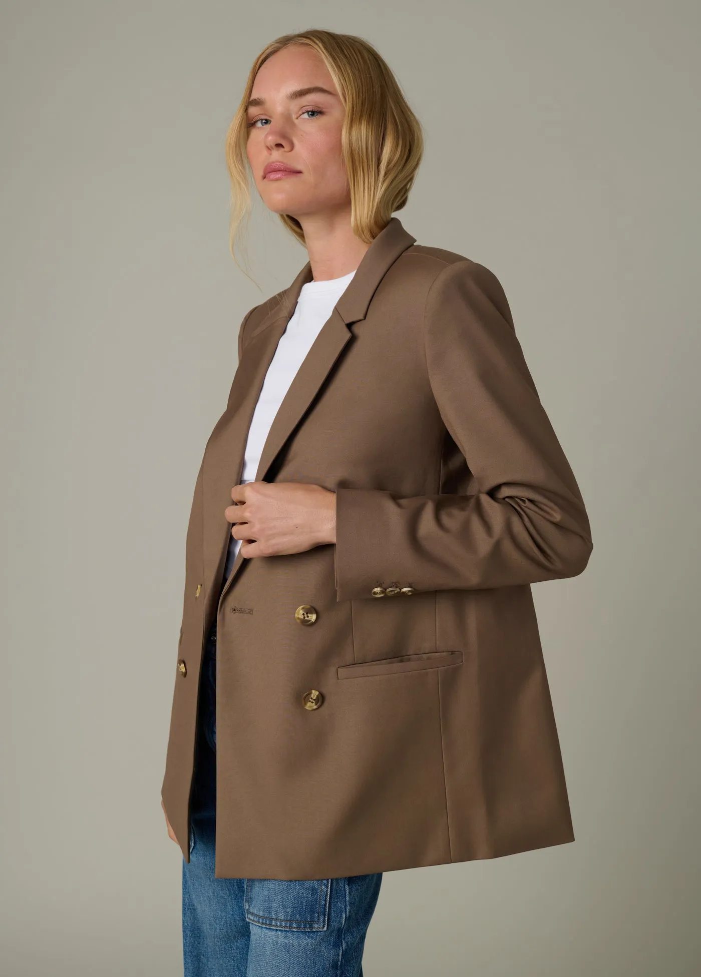 THE DOUBLE BREASTED BLAZER sold by Joe's Jeans product image thumbnail 5