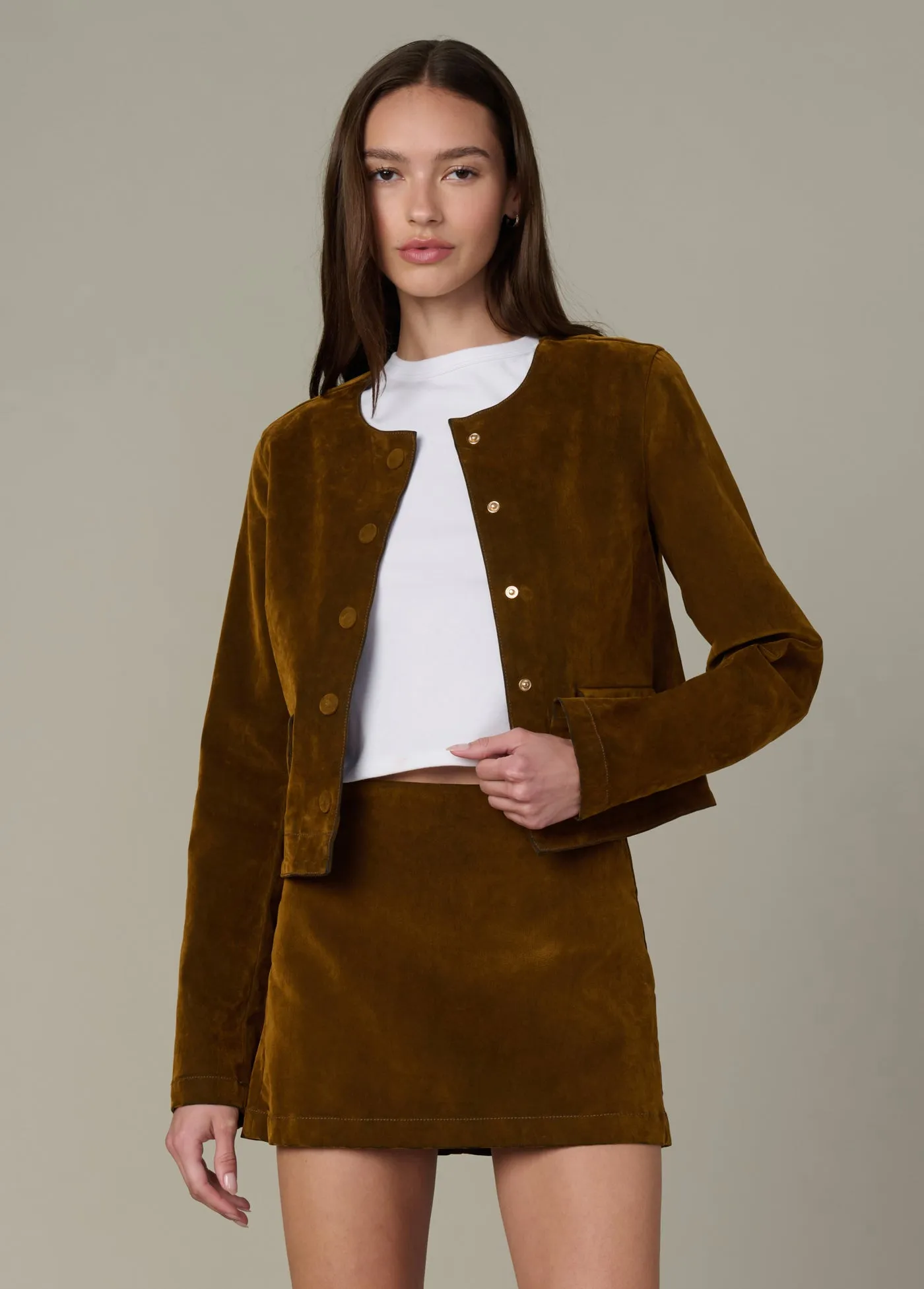 THE LADY LIKE JACKET FLOCKED sold by Joe's Jeans