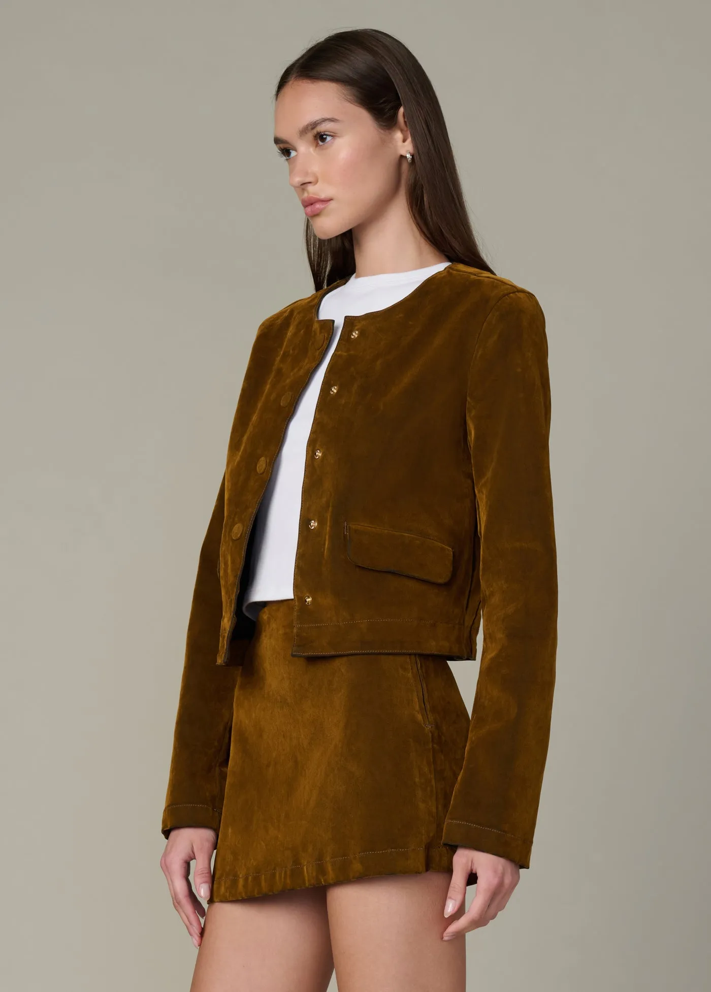 THE LADY LIKE JACKET FLOCKED sold by Joe's Jeans product image thumbnail 3