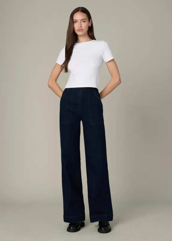 THE SIDE ZIP WIDE LEG sold by Joe's Jeans