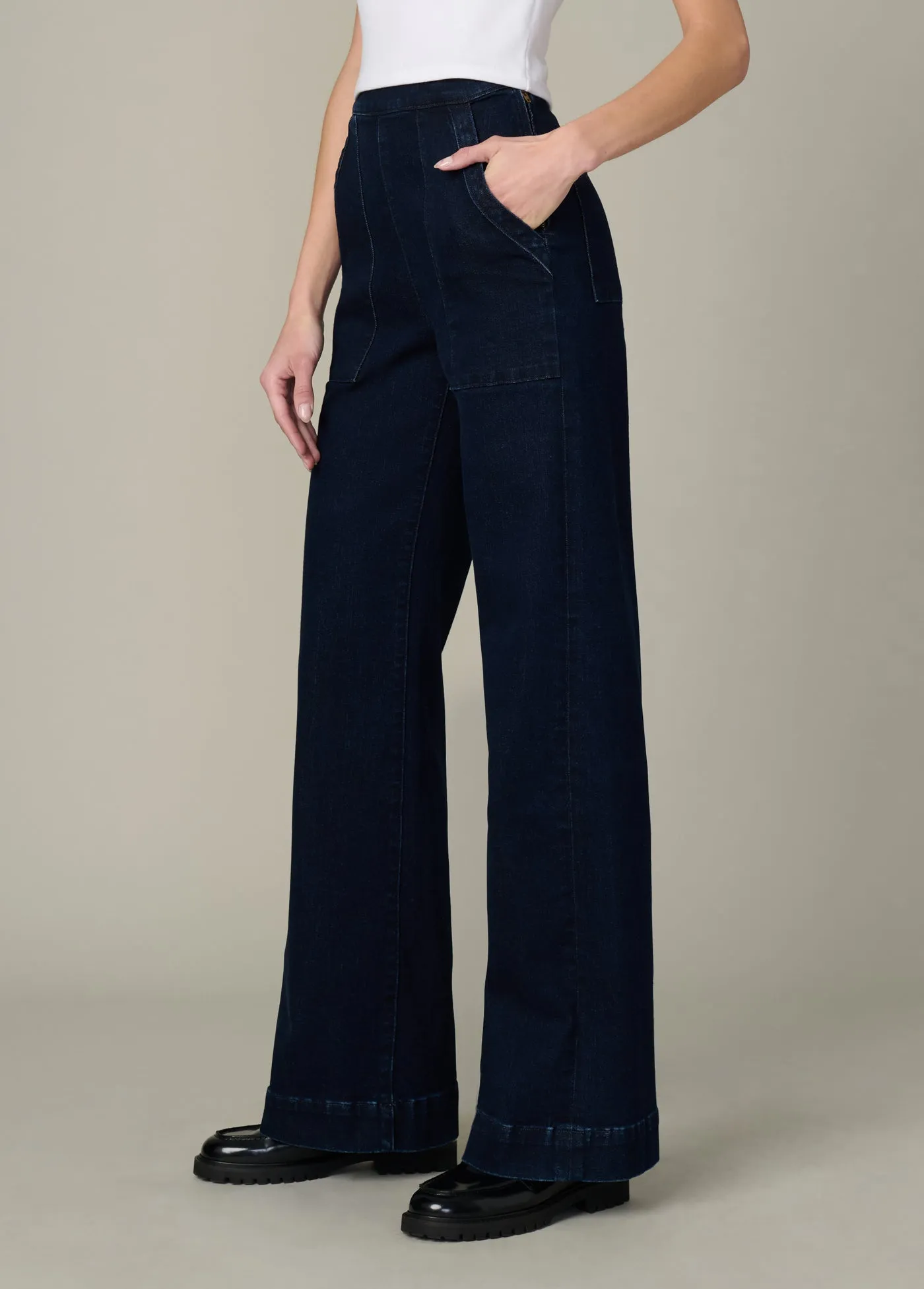 THE SIDE ZIP WIDE LEG sold by Joe's Jeans product image thumbnail 3