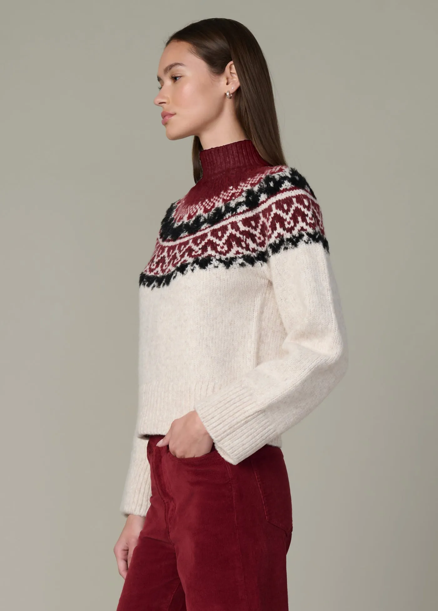 THE CELESTE FAIR ISLE SWEATER sold by Joe's Jeans product image thumbnail 3