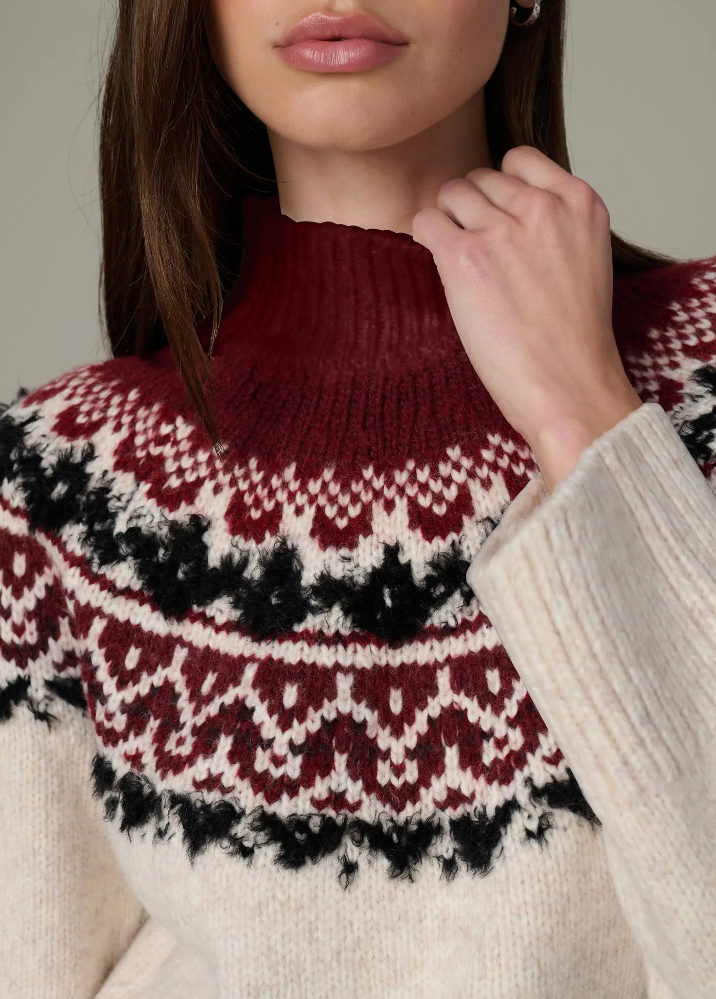 THE CELESTE FAIR ISLE SWEATER sold by Joe's Jeans product image thumbnail 5