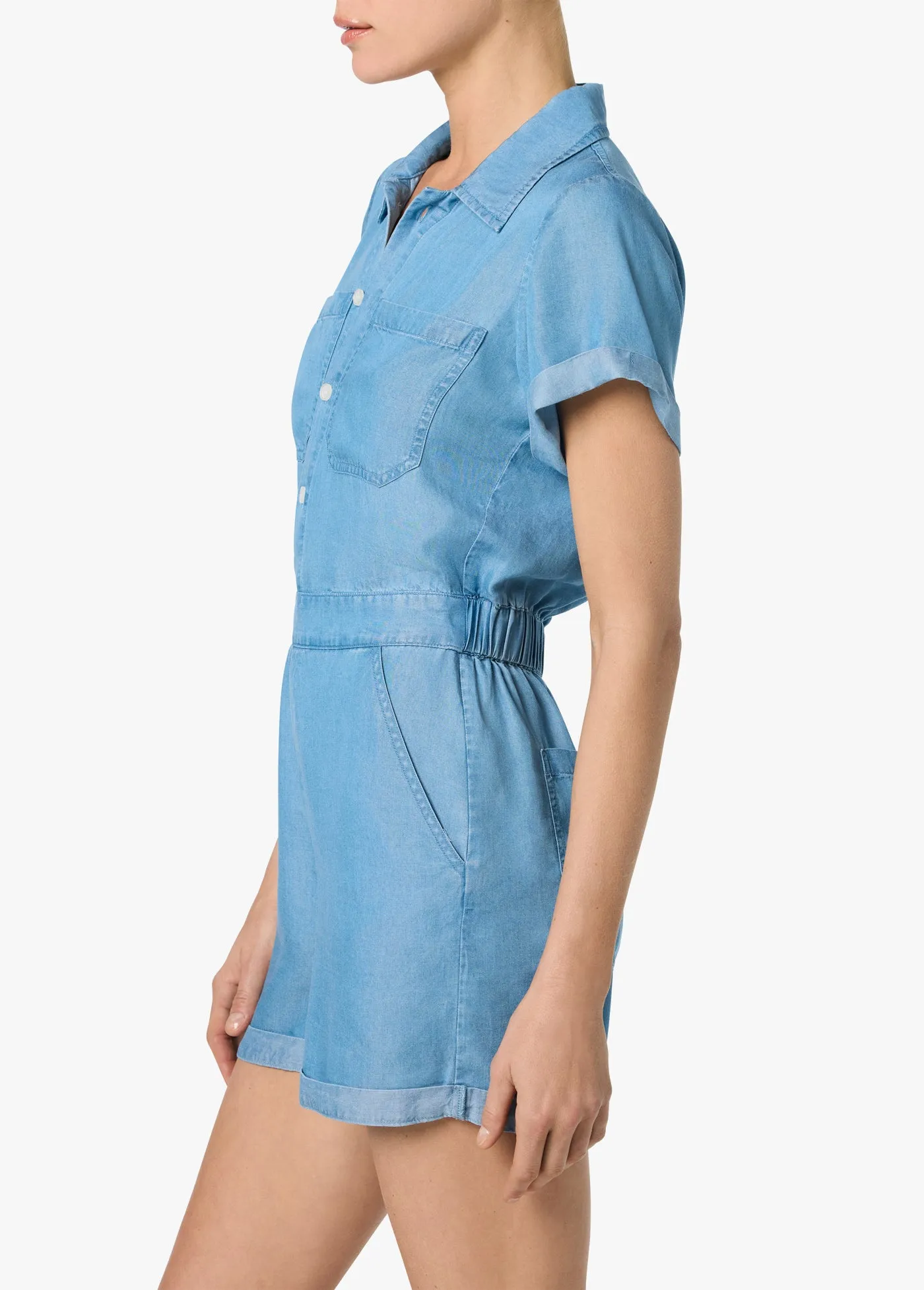 CHAMBRAY ROMPER sold by Joe's Jeans product image thumbnail 2