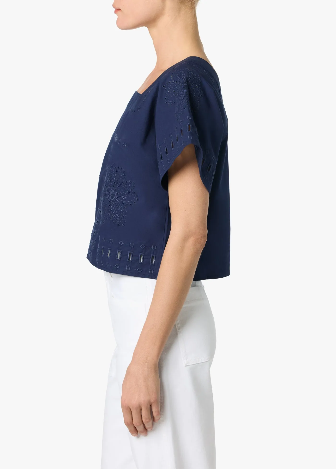 CROPPED BROADERIE TOP sold by Joe's Jeans product image thumbnail 2