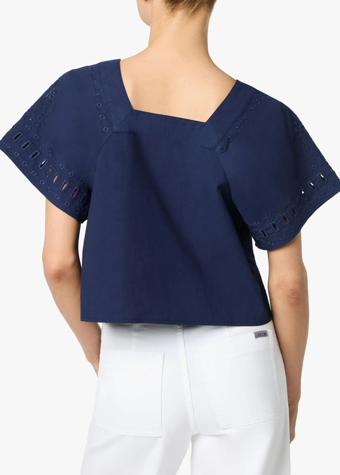 CROPPED BROADERIE TOP sold by Joe's Jeans product image thumbnail 3