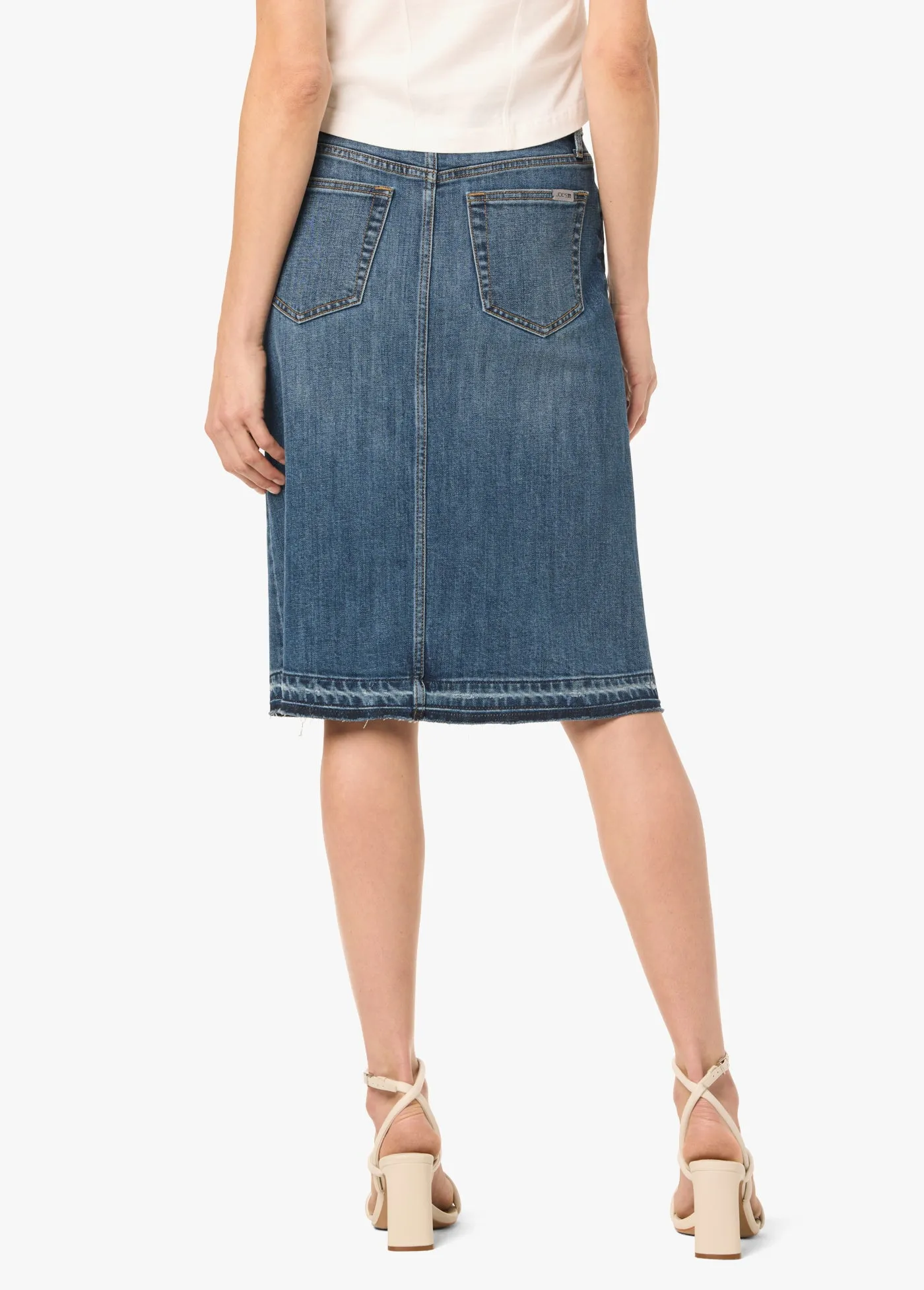 HIGH RISE MIDI SKIRT WITH FRONT SLIT sold by Joe's Jeans product image thumbnail 3