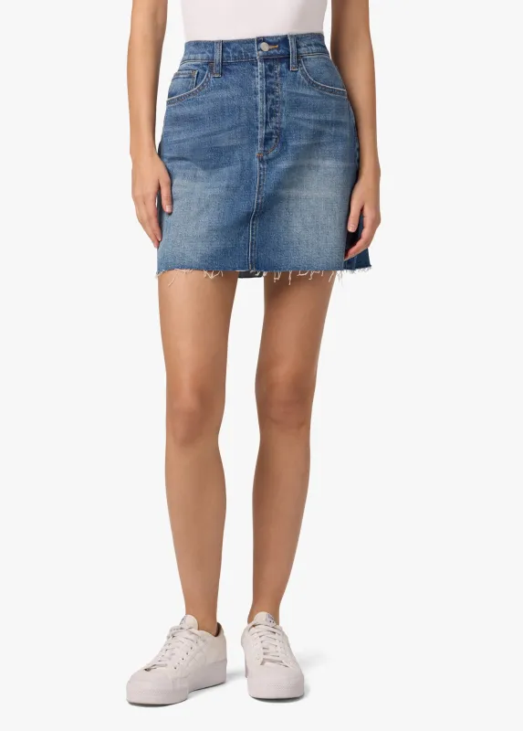 MINI SKIRT WITH CUT HEM sold by Joe's Jeans