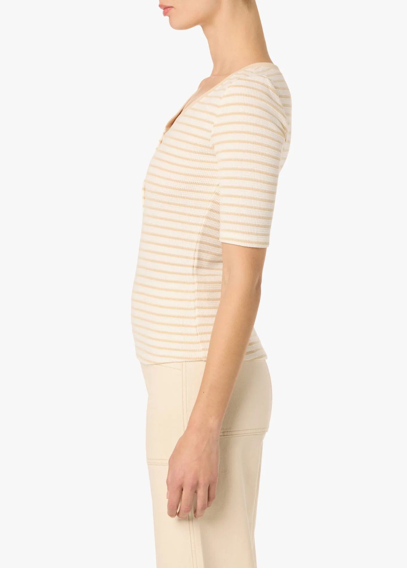 HENLEY HALF SLEEVE TOP sold by Joe's Jeans product image thumbnail 2