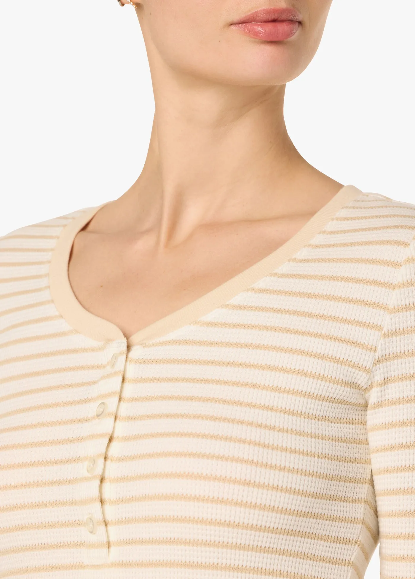 HENLEY HALF SLEEVE TOP sold by Joe's Jeans product image thumbnail 4