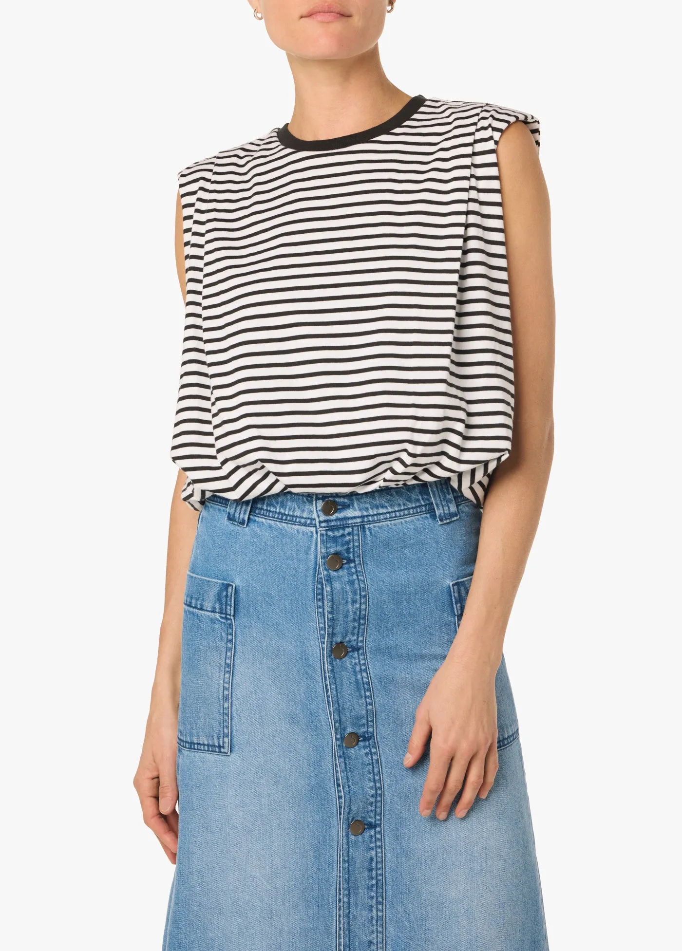 SHORT SLEEVE KNIT TANK sold by Joe's Jeans