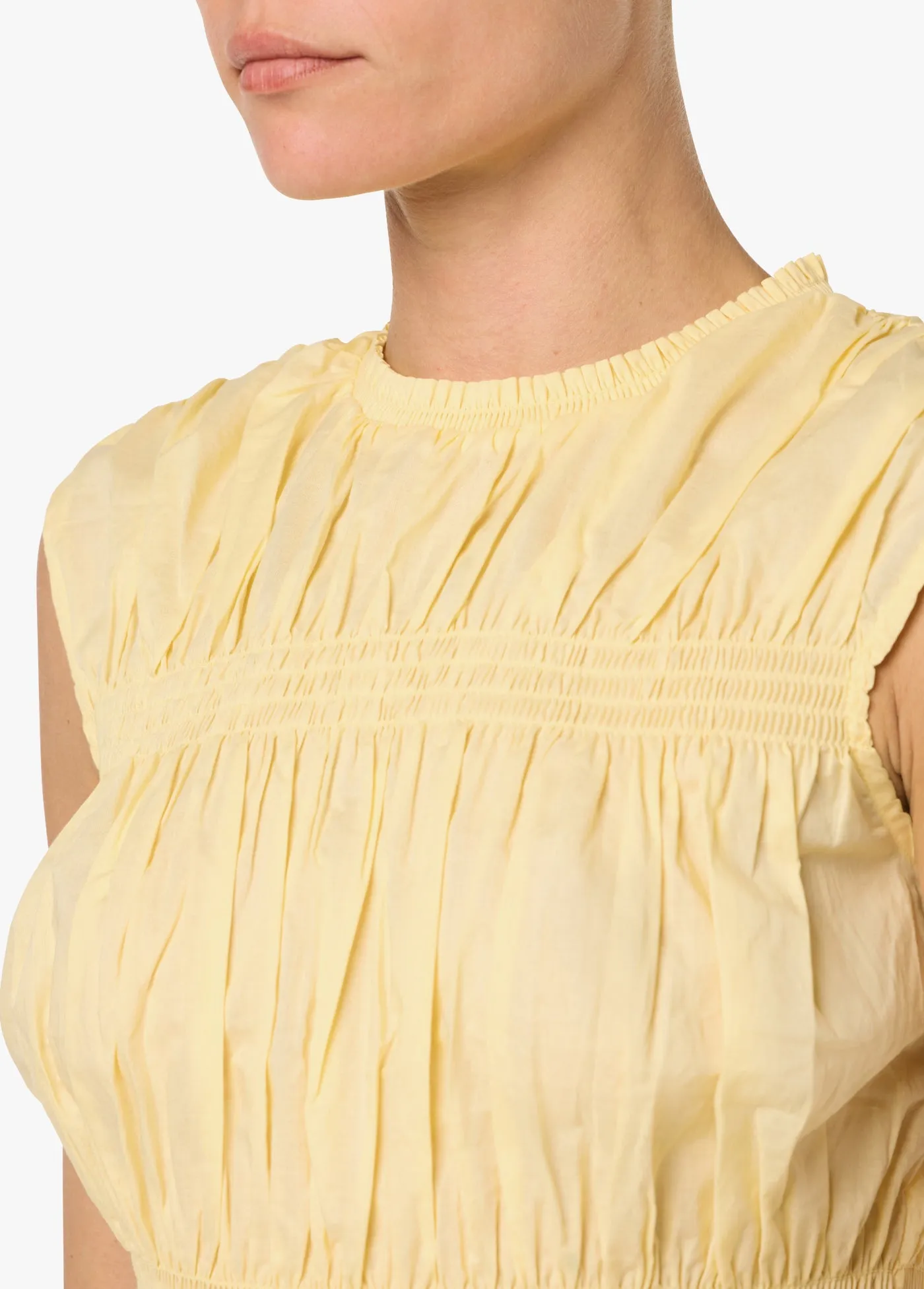 SLEEVELESS VOILE TOP sold by Joe's Jeans product image thumbnail 4