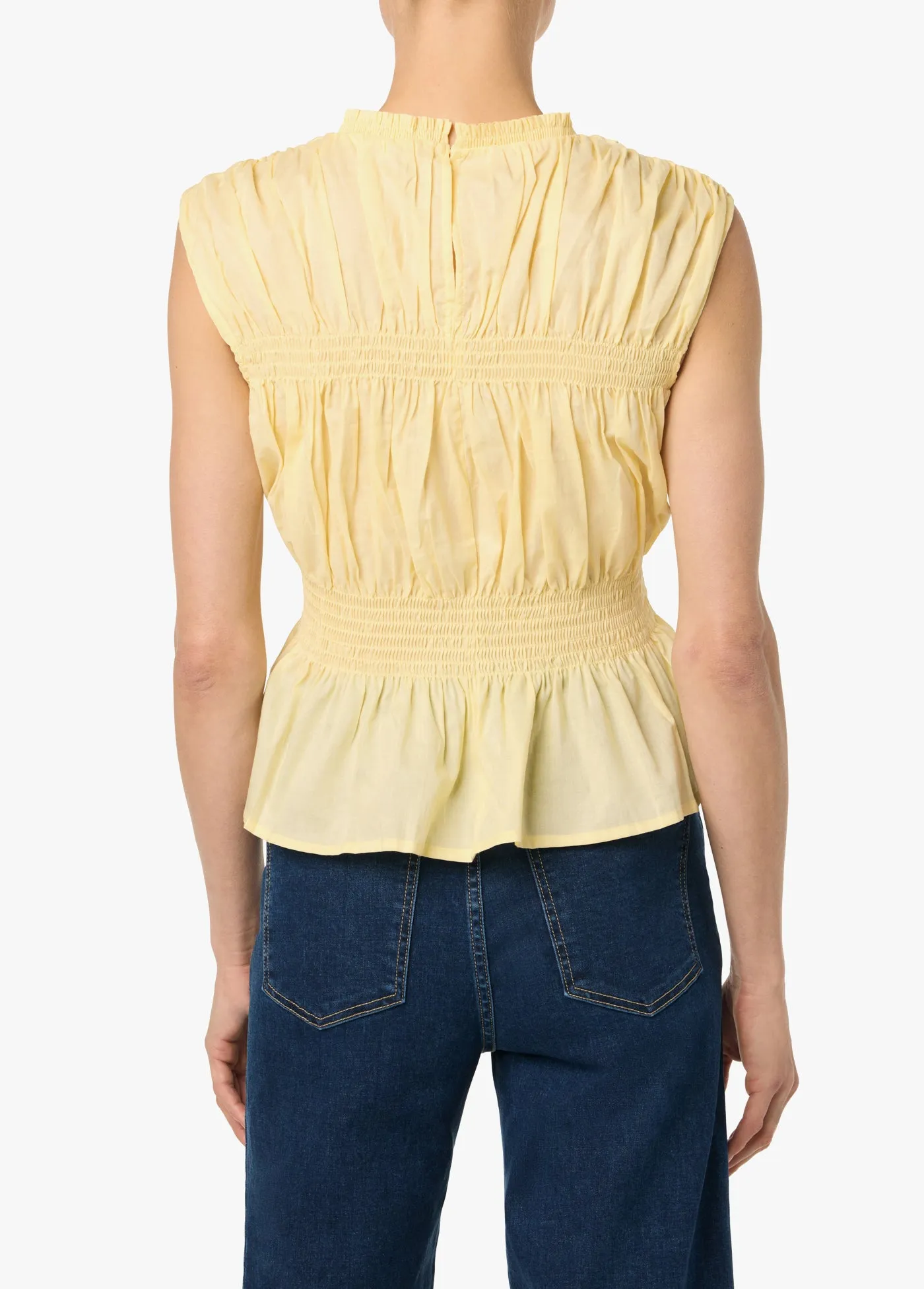 SLEEVELESS VOILE TOP sold by Joe's Jeans product image thumbnail 3