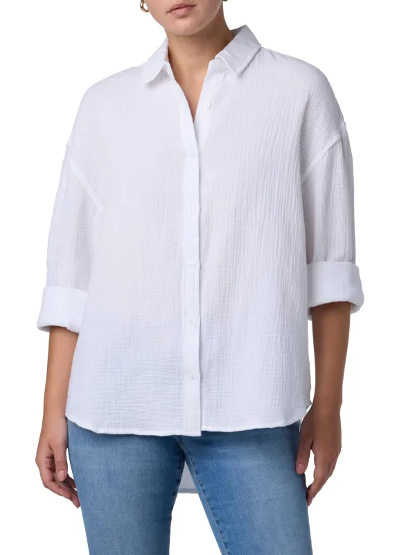 GAUZE L/S BOYFRIEND SHIRT sold by Joe's Jeans